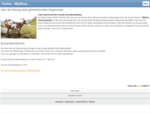 Tablet Screenshot of mythos-tauernschecken.com